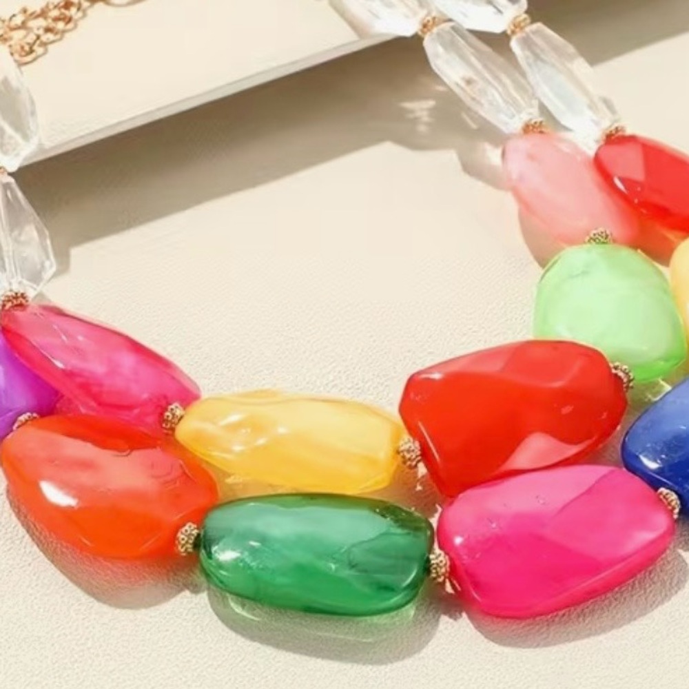 Multicolor Gemstone Necklace